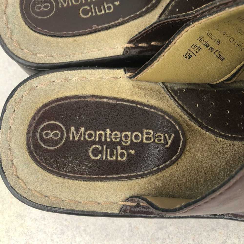 Vintage Y2K Montego Bay Club Brown Leather Womens… - image 9