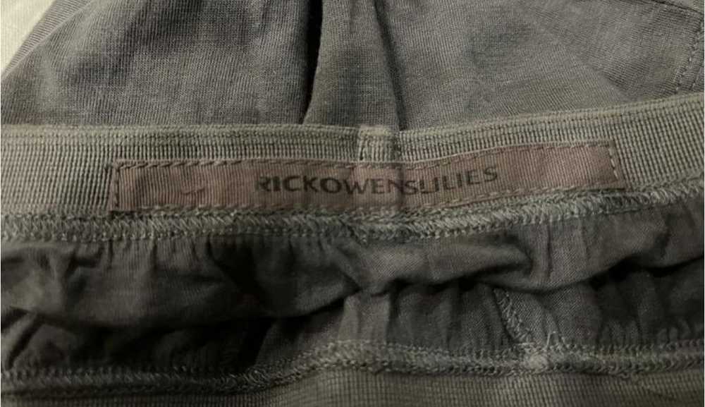 Rick Owens Rick Owens Lilies Wool Cropped Pants - image 11