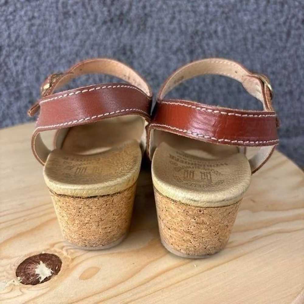 Vintage Worishofer Sandals Womens 6.5 Leather Bro… - image 5