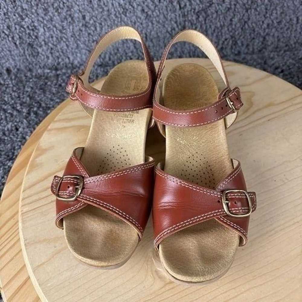 Vintage Worishofer Sandals Womens 6.5 Leather Bro… - image 6