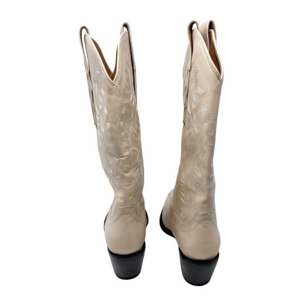 Jeffrey Campbell Dagget Cowboy Boot in Natural Wh… - image 5