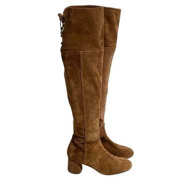 AGL Scarlet Over The Knee Tall Boots Womens Brown… - image 1