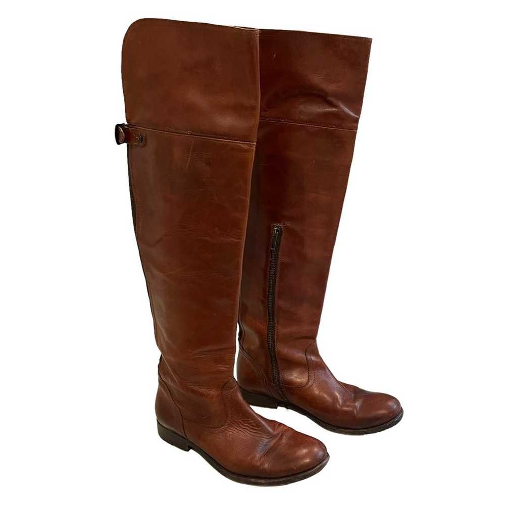 FRYE Melissa Over the Knee Boot, Cognac size 8 - image 3