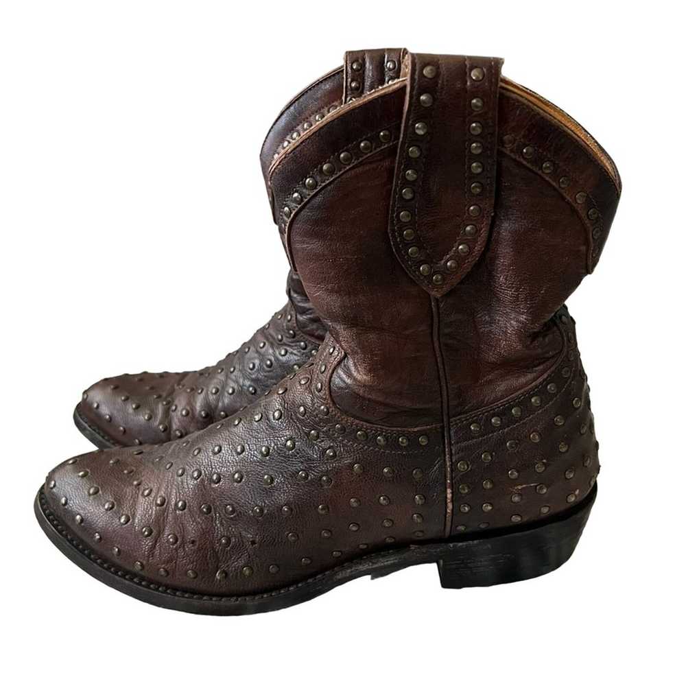 Old Gringo Leather Studded Ankle Western Cowboy B… - image 1