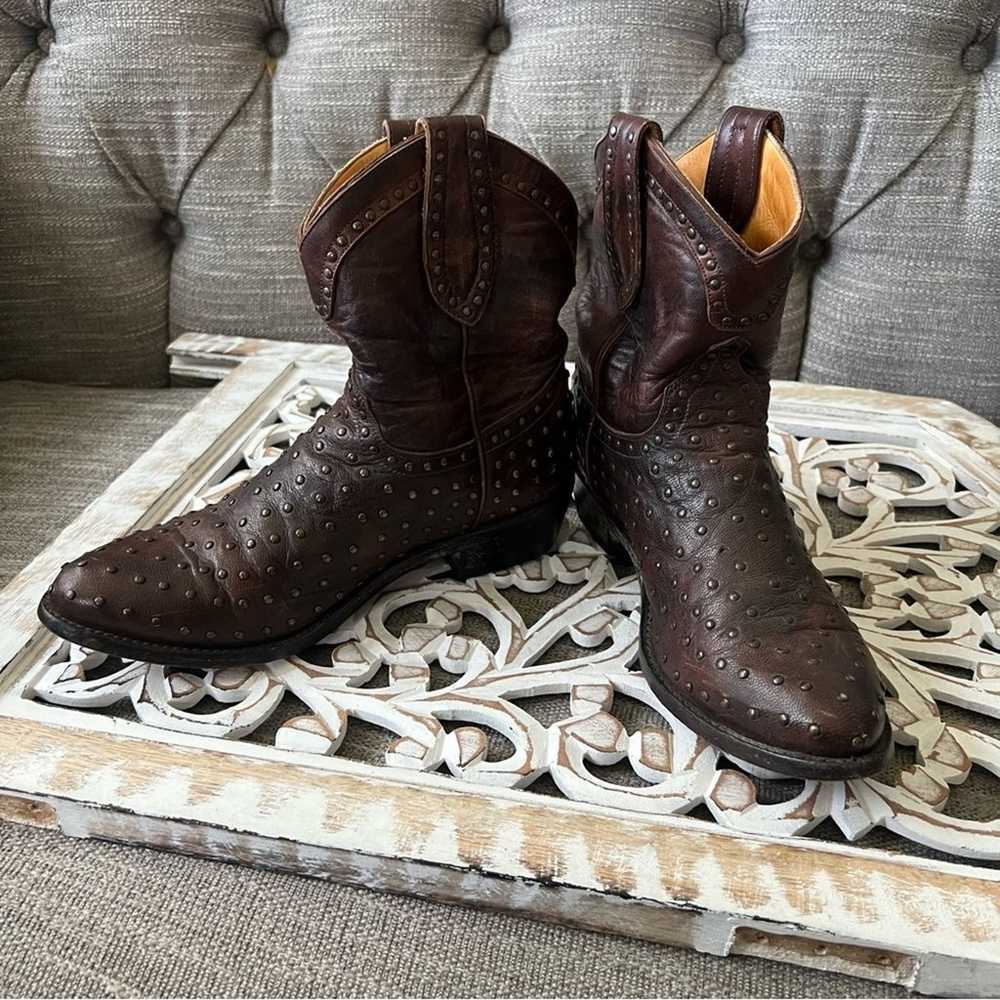 Old Gringo Leather Studded Ankle Western Cowboy B… - image 2