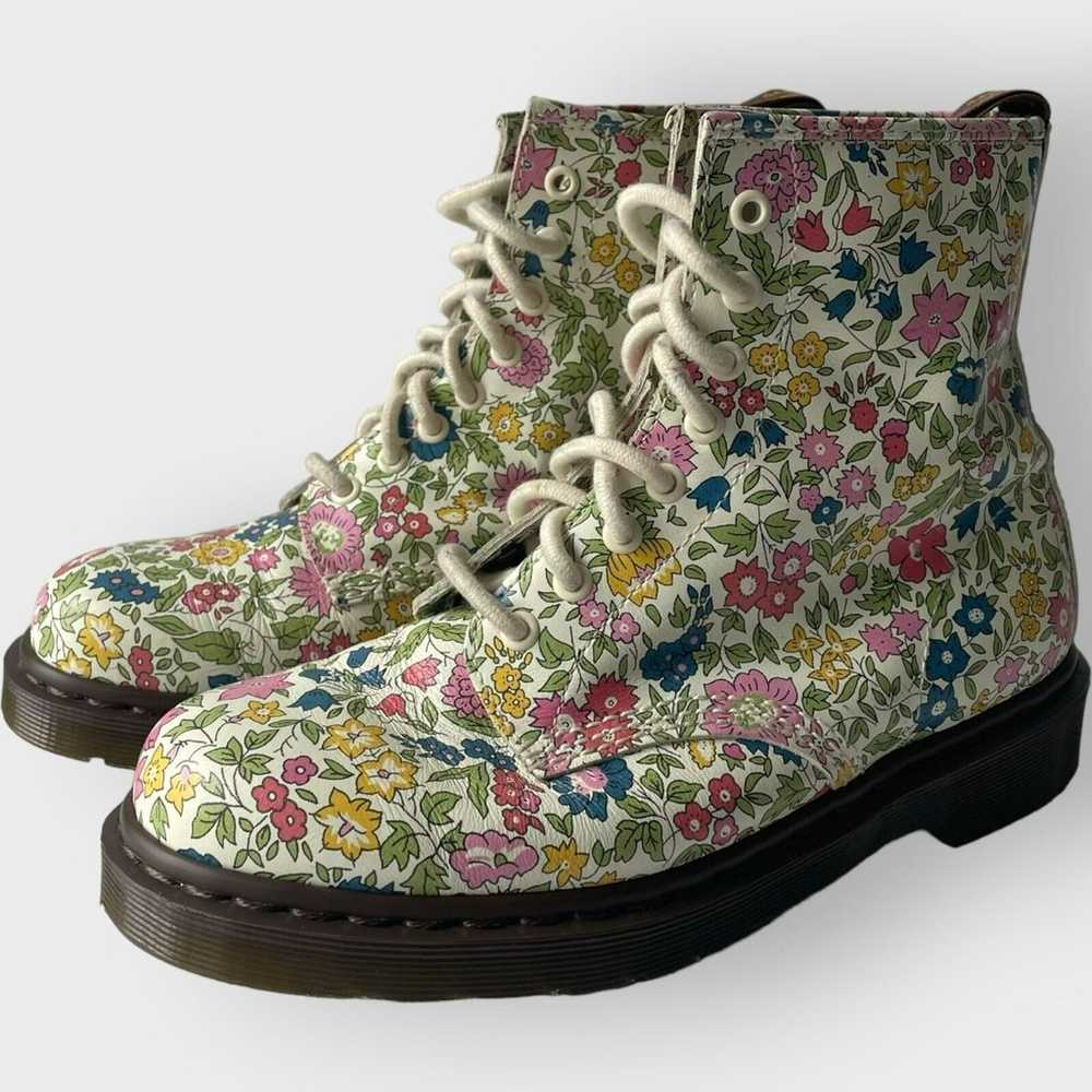 Dr. Martens Liberty London Boots 10072 Floral Ret… - image 6