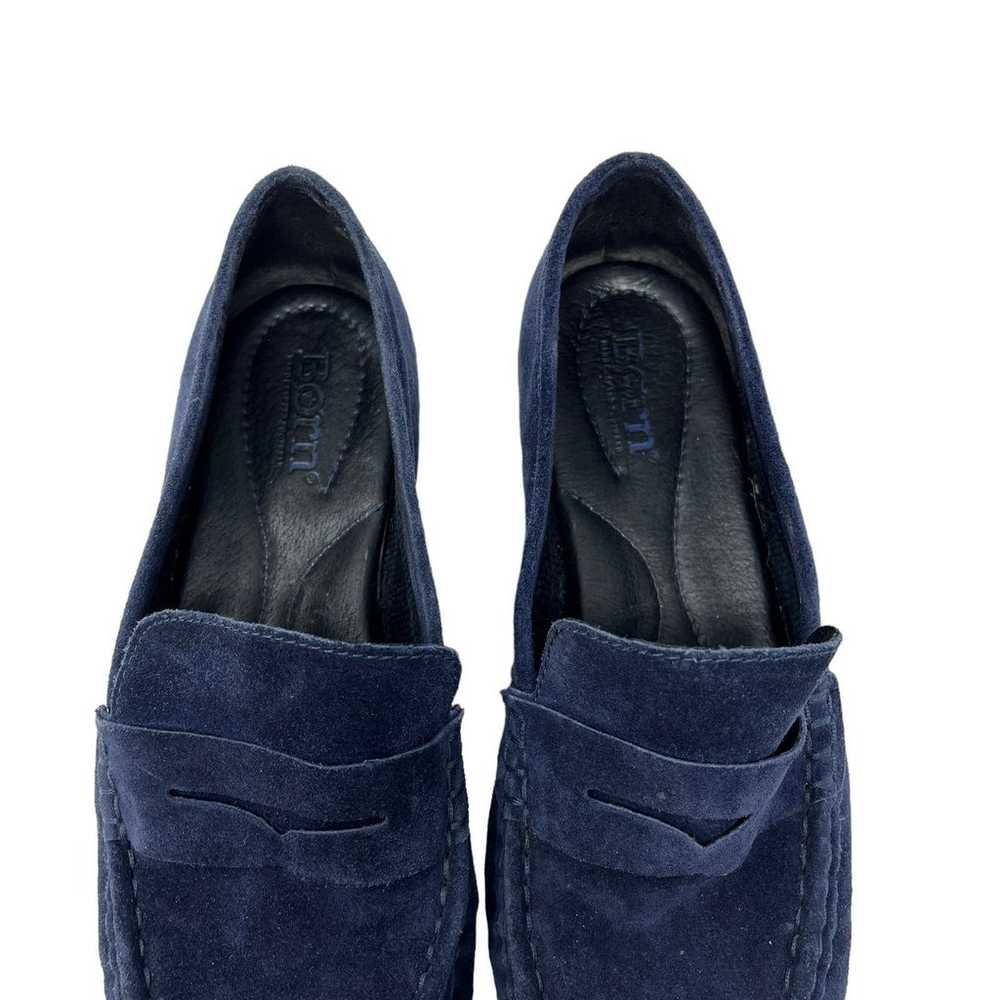 Born Shoes Womens Size 7 Barnstable Loafers Blue … - image 8