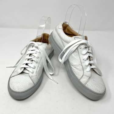 Greats Greats Brooklyn White Leather Lace Up Snea… - image 1