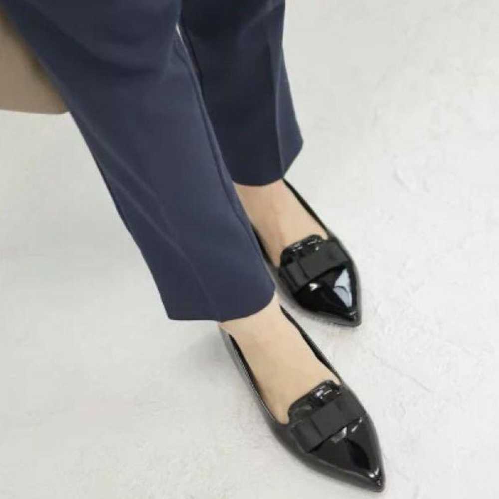 SESTO Pointed Toe Heel Ribbon Loafers - image 2