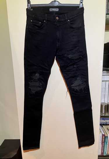 Amiri MX1 Leather Patch Denim - image 1