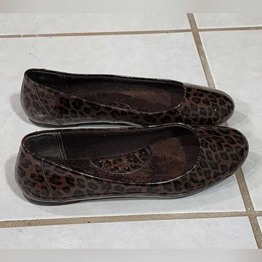 Born BOC BROWN leopard print patent flats Women's… - image 2