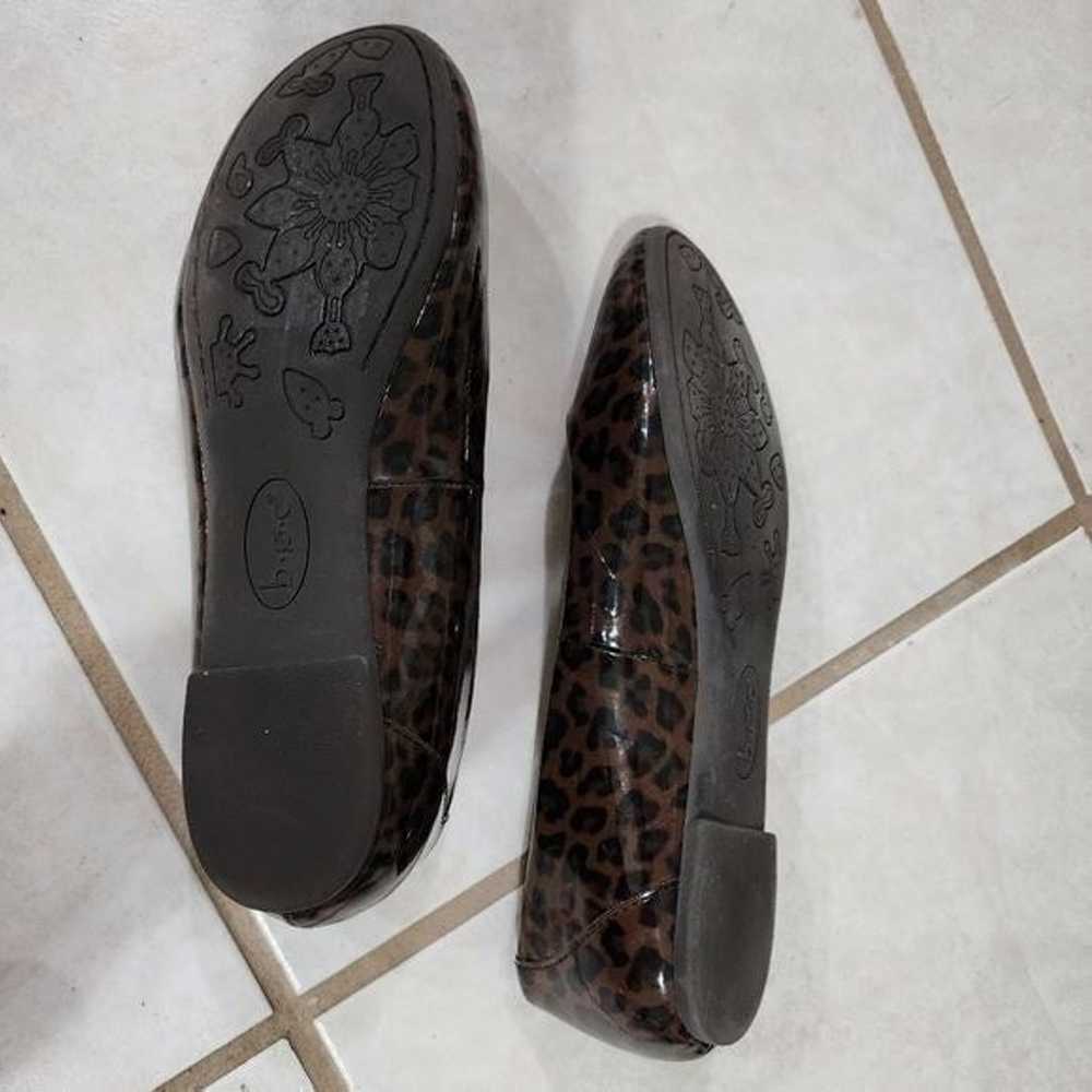 Born BOC BROWN leopard print patent flats Women's… - image 7