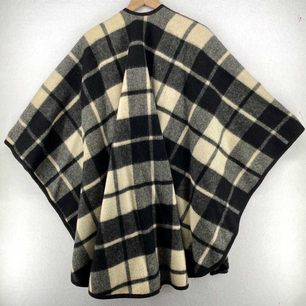 Vintage Authentic Woolen Poncho Style Oversized B… - image 2