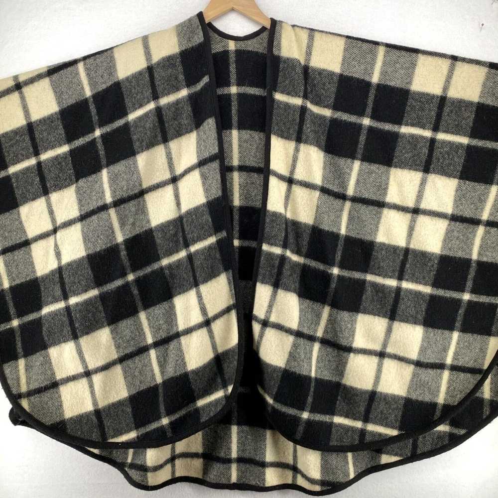 Vintage Authentic Woolen Poncho Style Oversized B… - image 3