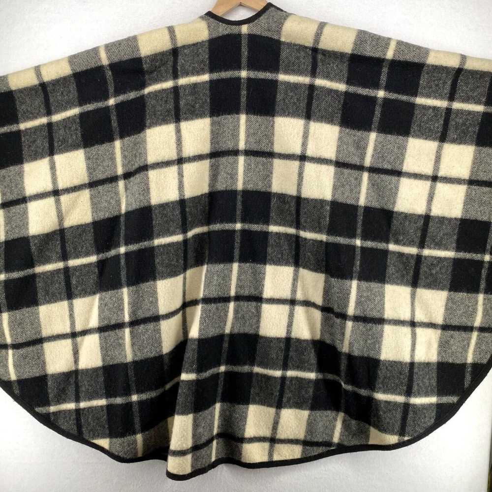 Vintage Authentic Woolen Poncho Style Oversized B… - image 4