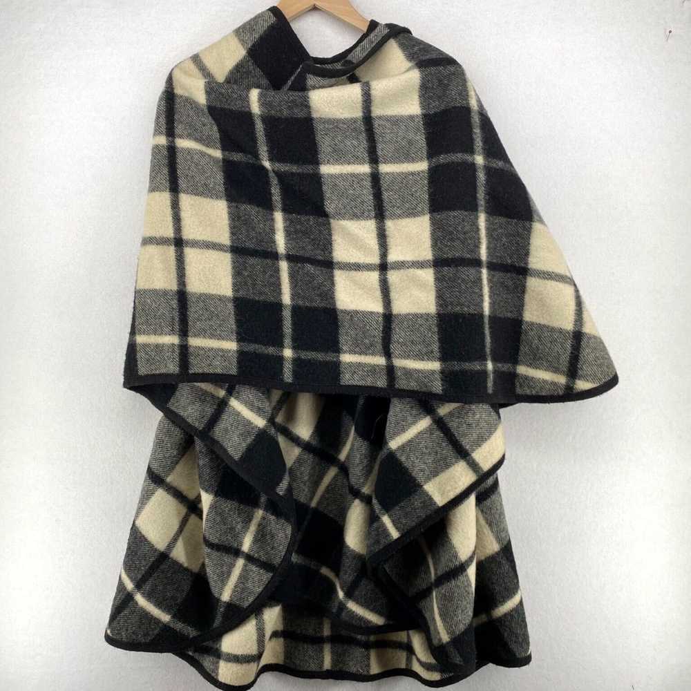 Vintage Authentic Woolen Poncho Style Oversized B… - image 6