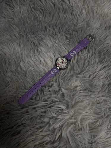 Vintage × Watch × Watches Hello Kitty Purple Watc… - image 1