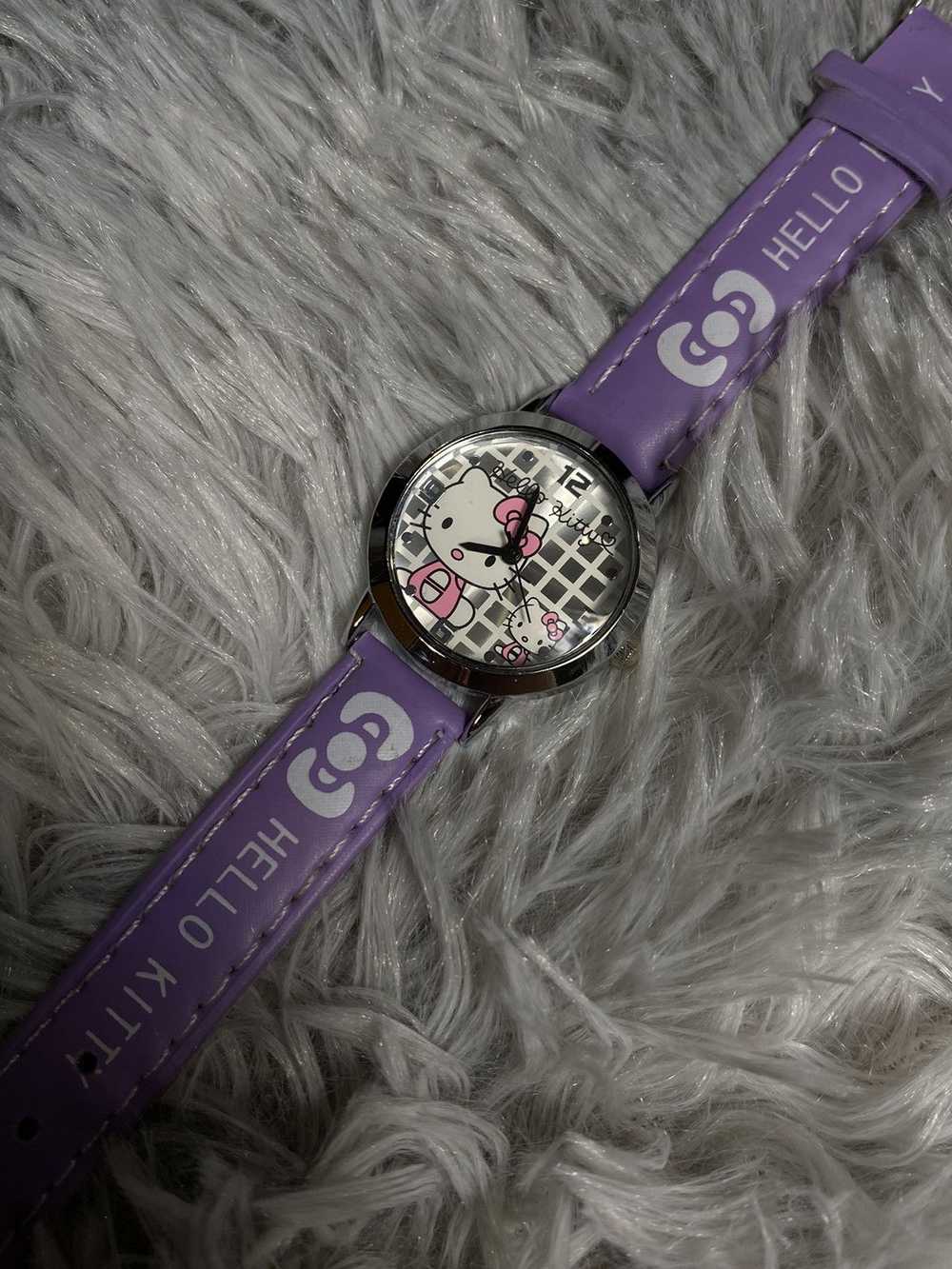 Vintage × Watch × Watches Hello Kitty Purple Watc… - image 2