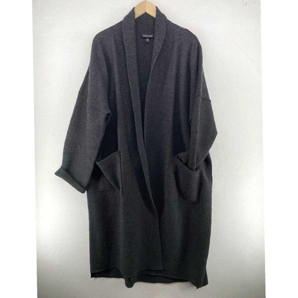 Eileen Fisher Luxurious Charcoal Gray 100% Wool B… - image 1