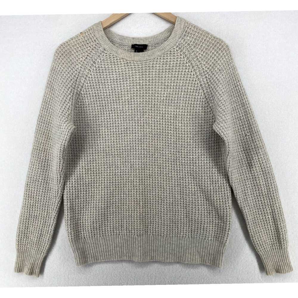 Theory Soft Cashmere Waffle Knit Jumper for Women… - image 1