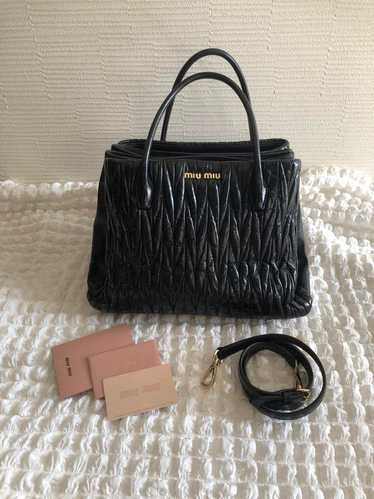 miu miu  Matelasse Shoulder Hand Bag