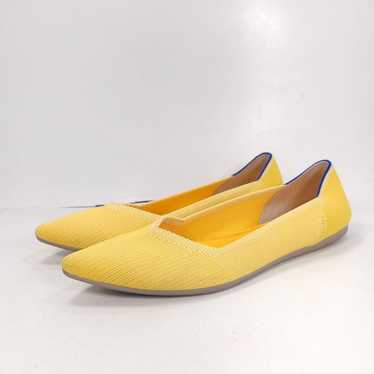 Rothy's Yellow Mesh Women's Slip On Pointed Toe Comfy hot Ballet Flats Size 5