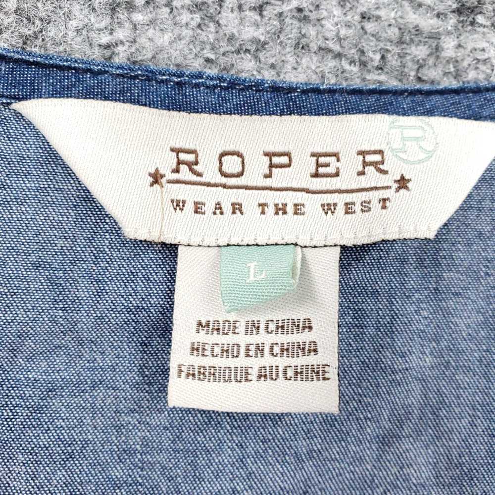 Roper Western Cowgirl Chic Mini Chambray A Line D… - image 6