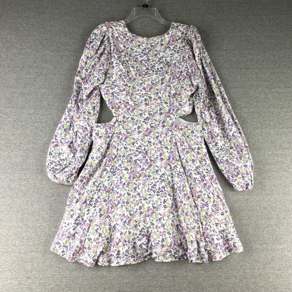 Vintage Extra Large Floral Long Sleeve Ladies Min… - image 6