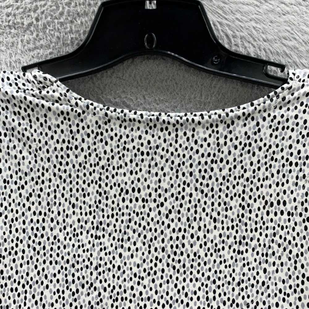 Vintage White and Gray Long Sleeve Top for Women … - image 8