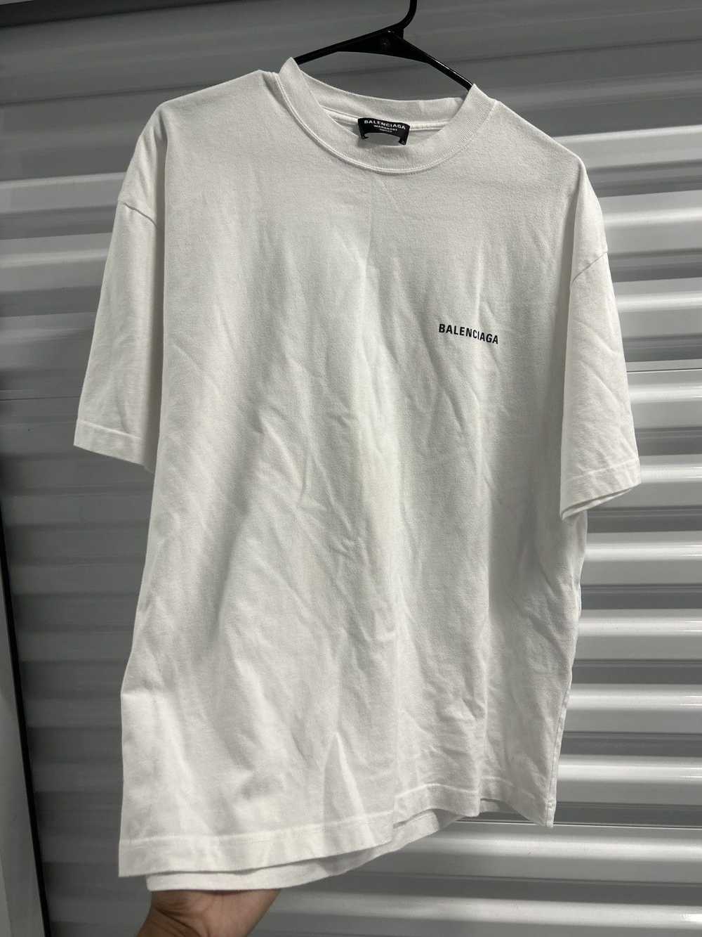 Balenciaga Balenciaga logo tshirt L - image 5