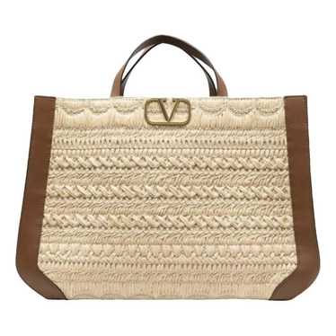 Valentino Garavani VLogo leather tote - image 1