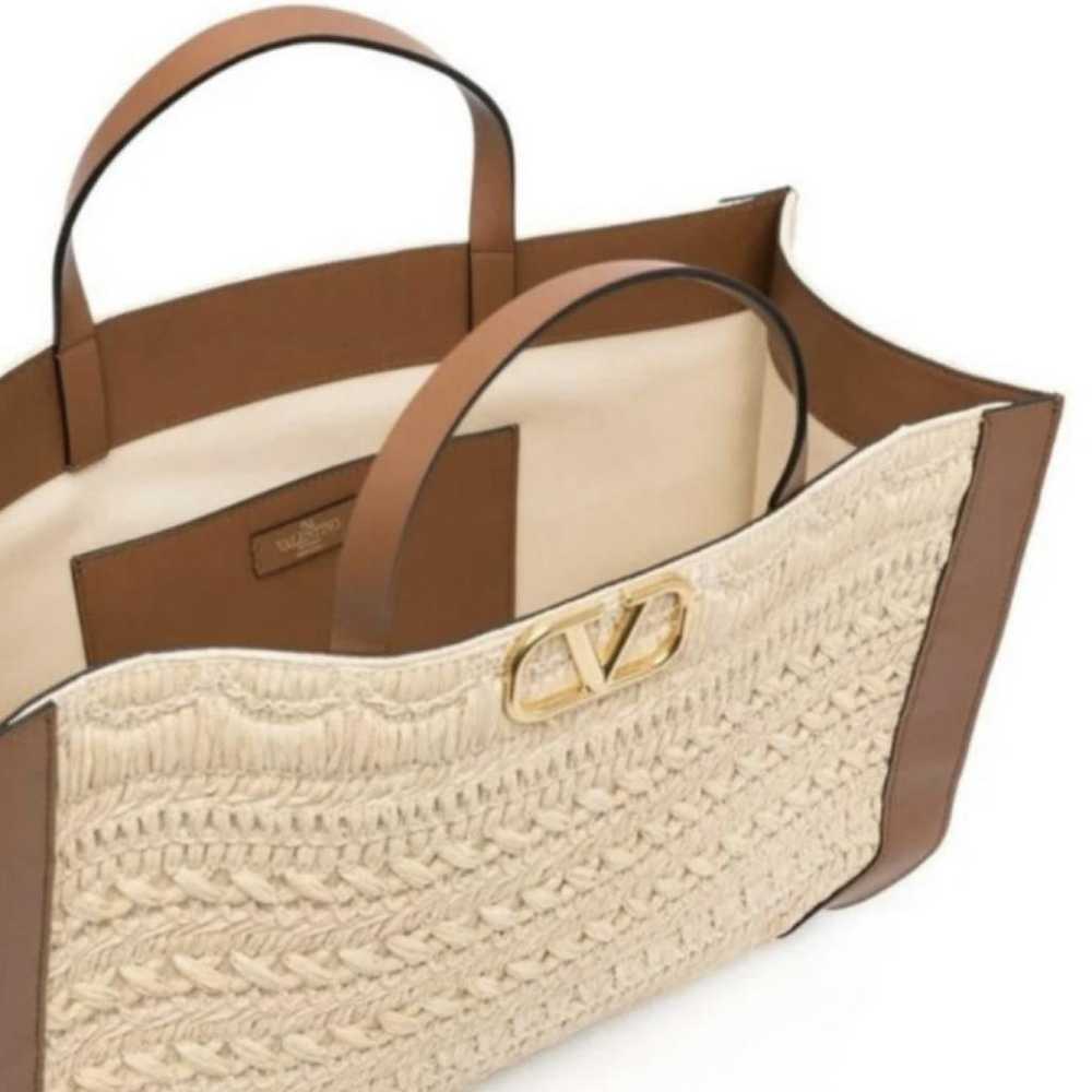 Valentino Garavani VLogo leather tote - image 2