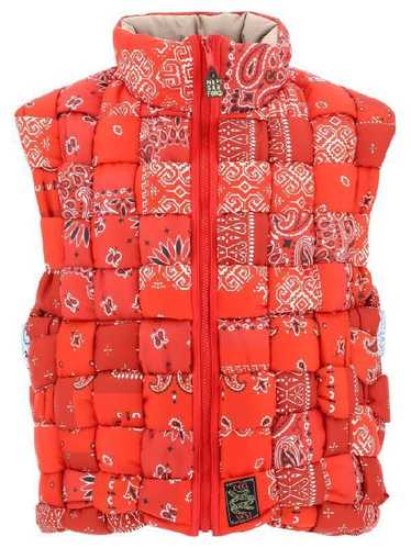 Kapital A/W 2023 BANDANA WOVEN NYLON DOWN VEST