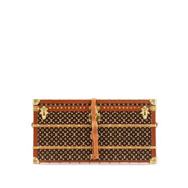 Brown Louis Vuitton Monogram Miss France Trunk Pap