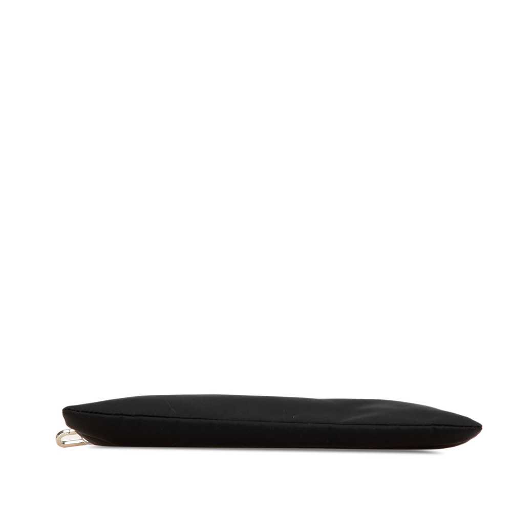 Black Prada Re Nylon Saffiano Trimmed Clutch - image 3