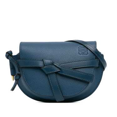 Blue LOEWE Mini Gate Crossbody