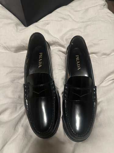 Prada Prada Black Cerie Spazzolato Loafer