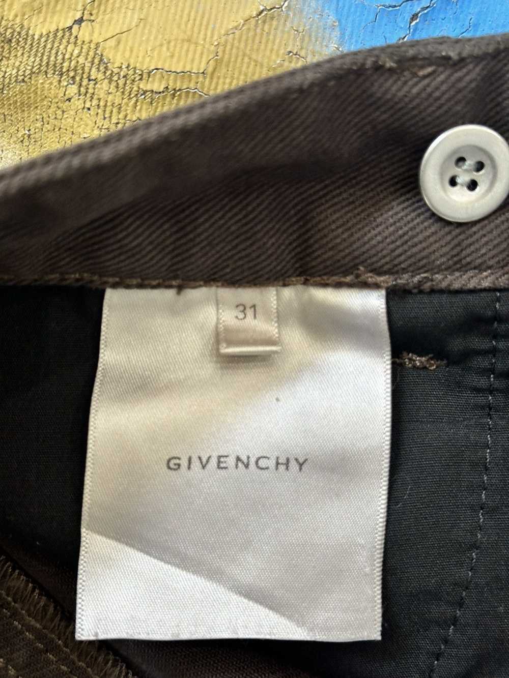 Givenchy Givenchy painted Crackled Denim - image 3