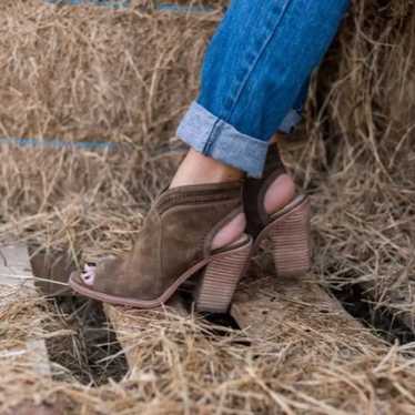 Vince Camuto Koral Brown Suede Heel