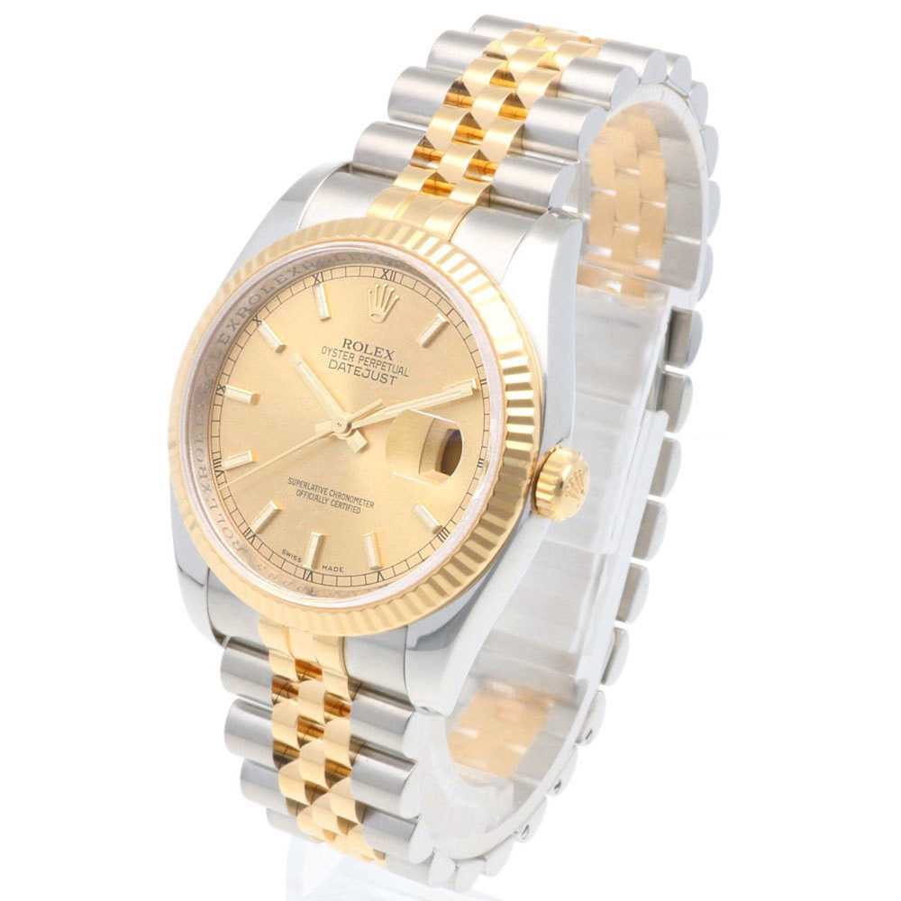 Rolex Rolex Datejust Oyster Perpetual Watch Stain… - image 3