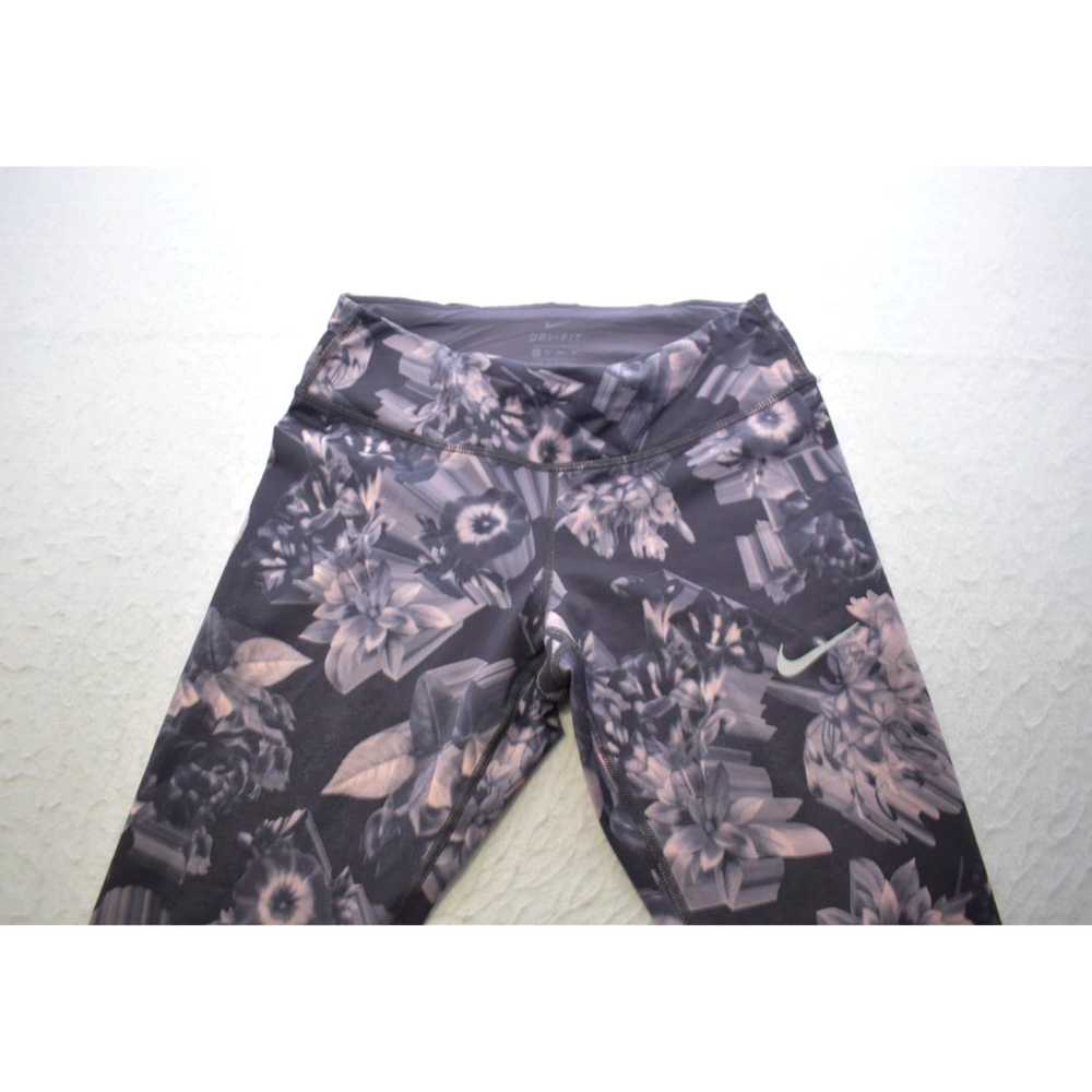 Nike Floral Patterned Compression Yoga Leggings f… - image 4