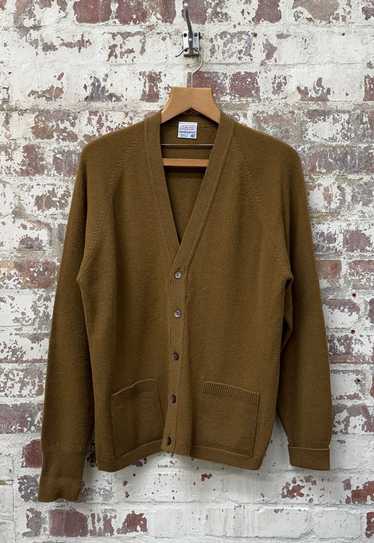 1970s Brown Knitted St Michaels Cardigan Jumper