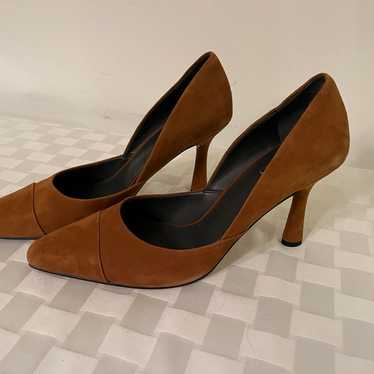 Franco Sarto Brown suede Heels