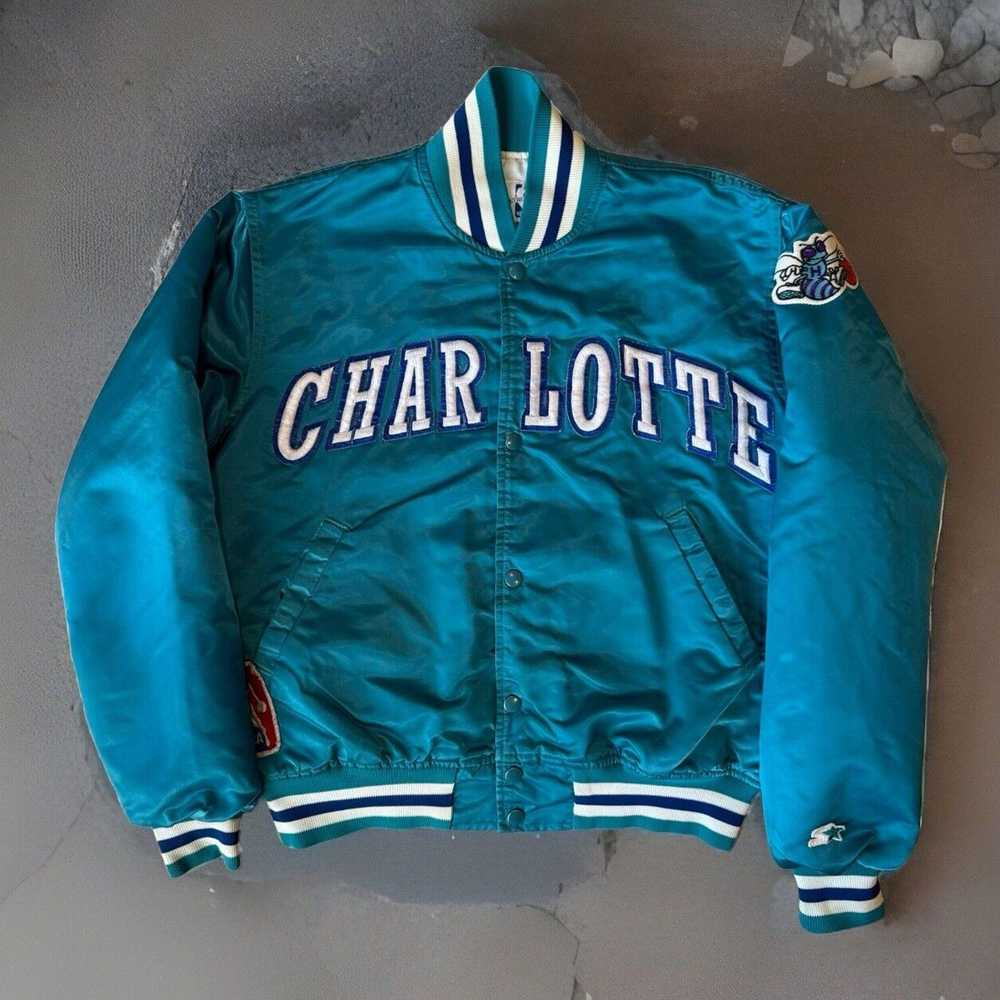 Starter × Vintage Vintage Charlotte Hornets Start… - image 1