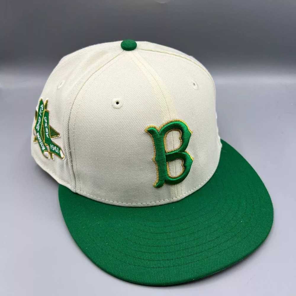 New Era Boston Red Sox Hat Men 7 1/2 59Fifty New … - image 1