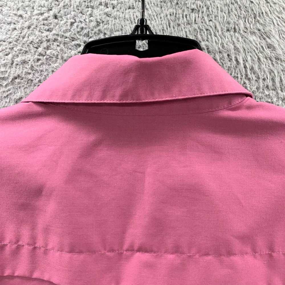 Vintage Womens Pink Blouse Top with 3/4 Sleeves W… - image 5