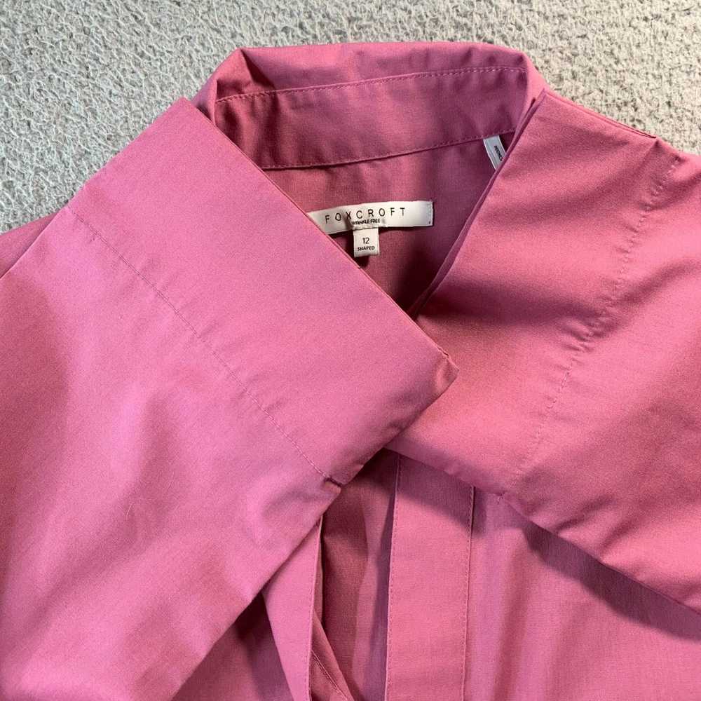 Vintage Womens Pink Blouse Top with 3/4 Sleeves W… - image 7