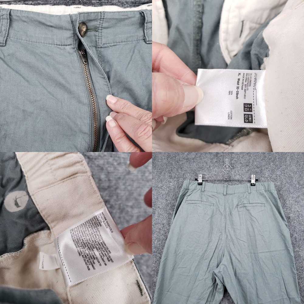 Uniqlo Uniqlo Mens Linen Pants XL Extra Large Gre… - image 8