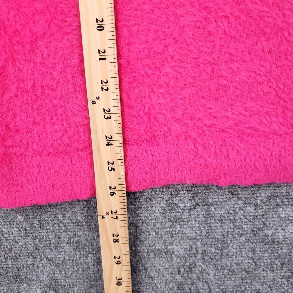 Vintage Cozy Pink Eyelash Mock Neck Pullover Knit… - image 4