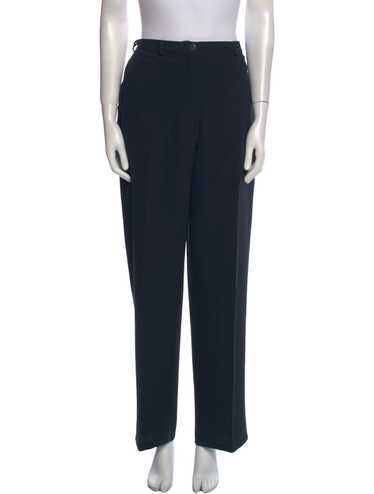 Giorgio Armani Wide Leg Pants Black High-Rise Sli… - image 1